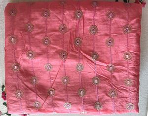 Pretty Pink sequin Work saree