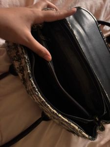 Coach Soho Inspired Tweed&amp;Croc Handbag y2k