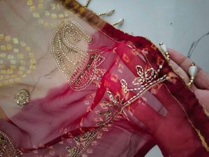 Elegant Bandhani Saree