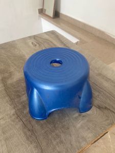 Blue Plastic Step Stool