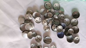cloth material  press button aluminium
