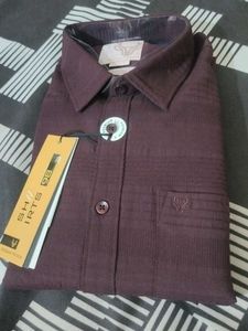 Men's Premium  Dobby Lycra  Shirt - Size M