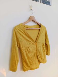 Mustard Yellow Cardigan