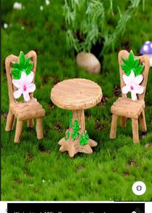 2 Chairs And 1 Centre Table Miniature