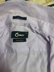 Men's Lavender Button-Down Shirt