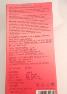 Set of 2 Dot &amp; Key Strawberry Micellar Face Wa