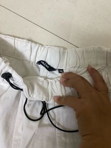 Stylish White Cargo Pants