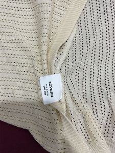 Cream Cable Knit Cardigan