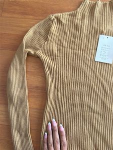 Ribbed Mock Neck Sweater