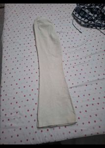 Cream flared Corduroy