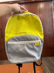 FREE-DELIVERY  Newfeel Backpack - Yellow & Grey