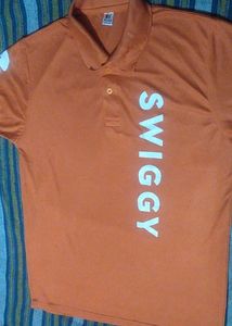 Swiggy Orange Polo Shirt-XL