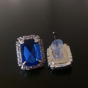 Classic Sapphire Mini Stud Earrings