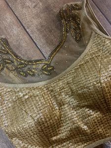 Combo Of 2New Unused Gold Blouses With Cups