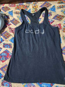 Black "body" Racerback Tank Top
