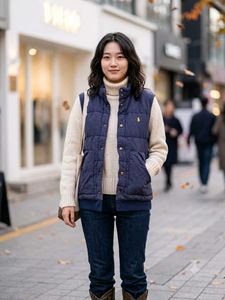 Polo Ralph Lauren Padded Puffer Vest (Tartan Flann