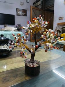 Multi Crystal Natural Stones Bonsai Tree For Decor