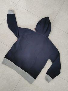 Color Block Zip Up Hoodie
