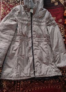 Gingham Hooded Jacket
