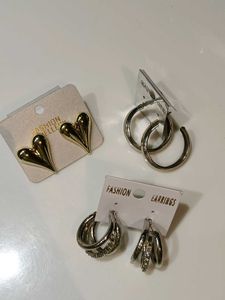COMBO OF 2— Fashionable Earrings Set