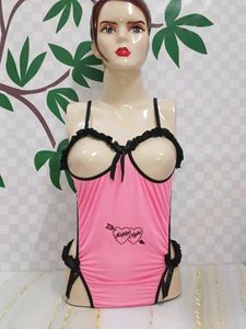 (1462)Pink Babydoll Lingerie