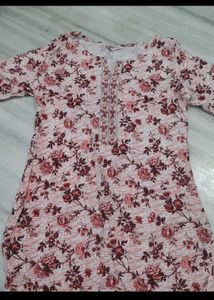 Beautiful Floral Printed short kurta  ❤️