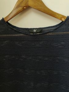 Crochet Work Classy blue Blouse