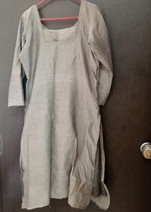 Grey Cotton Stitched Top -M Size