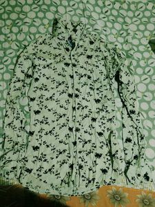 Men's Floral Print Long Sleeve Shirt