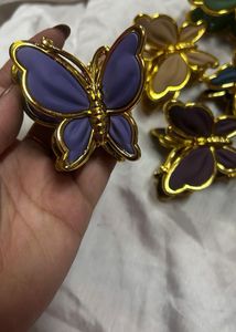 Butterfly Hair Clips Set
