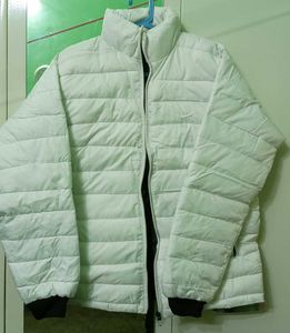 Unisex thick White Puffer Jacket