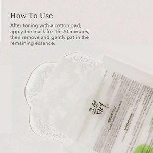 Beauty of Joseon Centella Asiatica Calming Mask(25