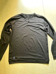 Squared Up Long Sleeve Henley Shirt