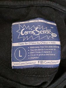 Black Printed T Shirt (Men's)