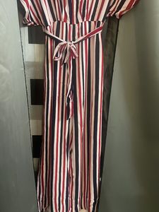 Striped Jumpsuit