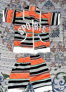 Striped Sports Print Outfit