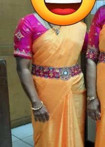 only once used saree for sale.