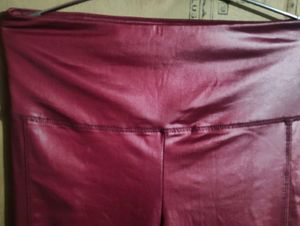 Shiny Red Leggings/Pants