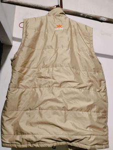 Beige 'Ritik' Sleeveless Jacket
