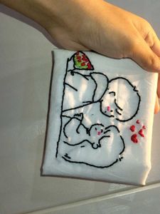 hand embroidery..every stitch did with pure soul