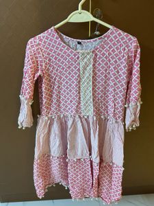 Cute Pink & White Dress
