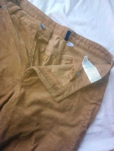 Corduroy Wide Leg Trousers