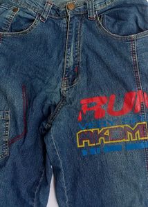 Unique Blue Denim Jeans