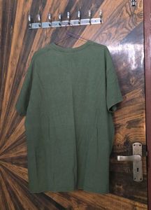 Gildan Sarcastic Quote Olive Green Graphic T-Shirt