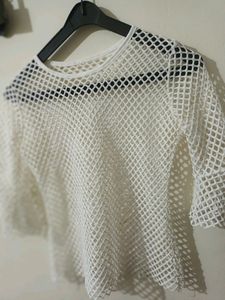 White Korean Style Western Over Top