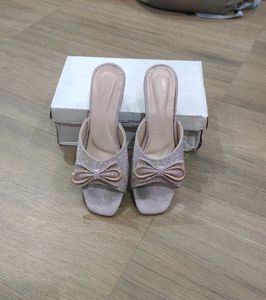 Sparkly Bow Heels