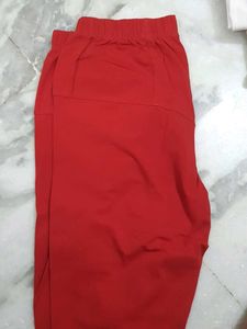 Lyra Churidaar Leggings- Red