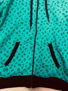 Green Printed Sweater Women