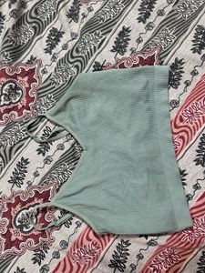 Sage Green Ribbed Tank