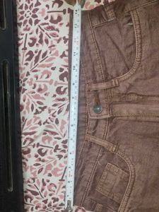 Brown Wide Leg Jeans